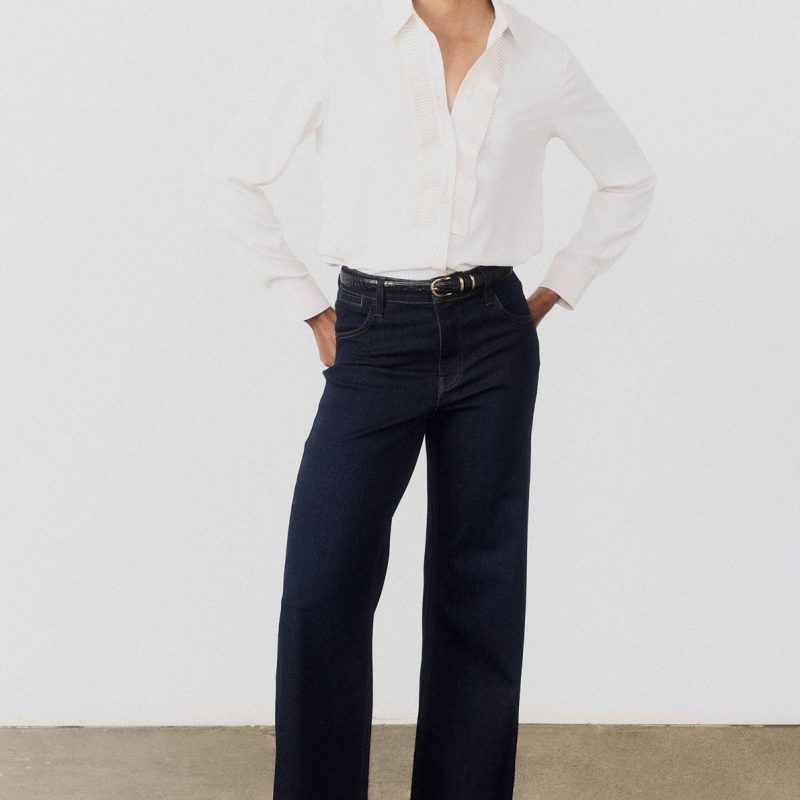 The Petite Palazzo Jeans